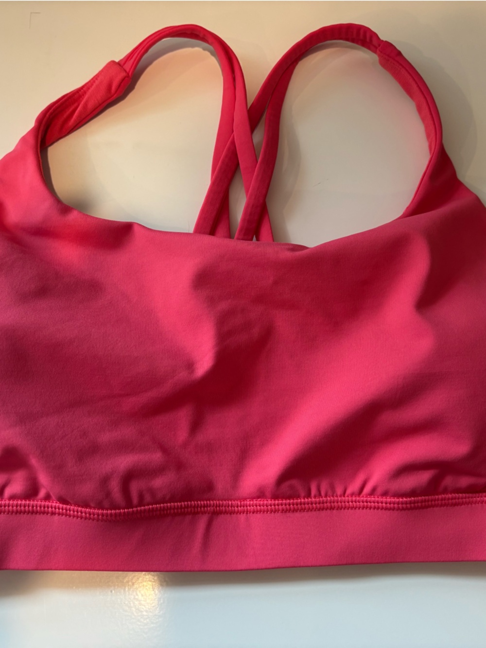 Lulu Energy Sz12 Bright Pink Sports Bra
